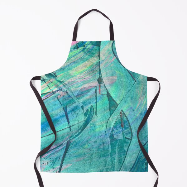 Item preview, Teal Abstract Aesthetic Wall Art – Modern Ocean-Inspired Pastel Painting for Bedroom Decor & Phone Cases designed and sold by McKay Edition.