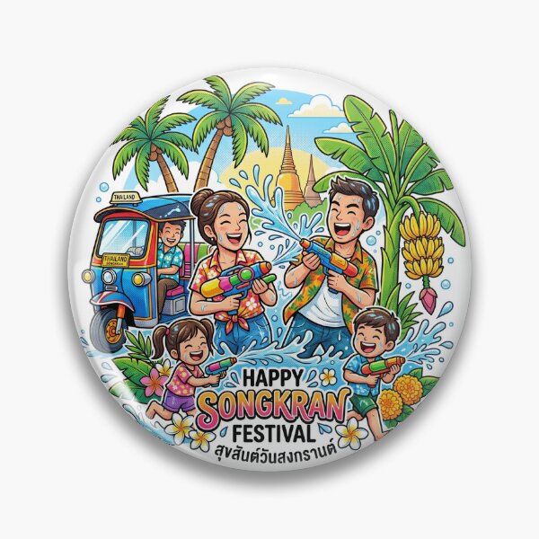 Item preview, Happy Songkran Festival By : WachiraX designed and sold by WachiraX.