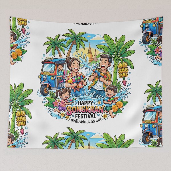Item preview, Happy Songkran Festival By : WachiraX designed and sold by WachiraX.