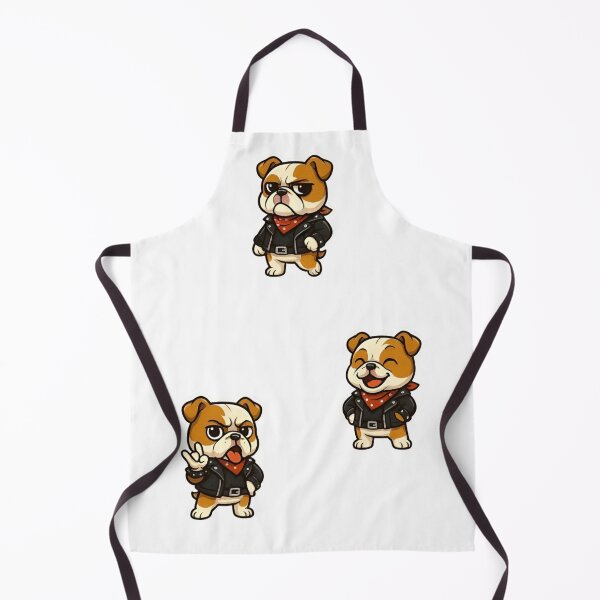 Item preview, Cool Gangster Bulldog Cartoon – Rock Attitude with Red Bandana designed and sold by Good Vibes .