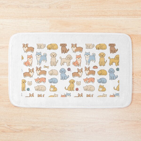 Item preview, Cute Pastel Dogs Seamless Pattern | Adorable Puppy Lover Design designed and sold by DIRTYSKETCHH.