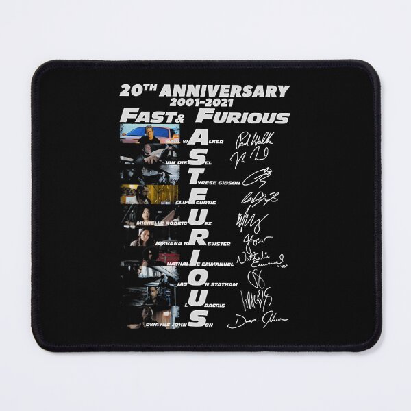 Item preview, Th Anniversary 2001 2021 Fast Furious Signatures designed and sold by Belkacem Marouf.