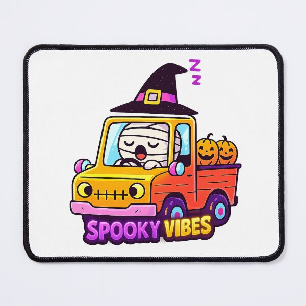Item preview, Spooky Vibes Mummy Driving Car Halloween Design designed and sold by SoftSproutstu.
