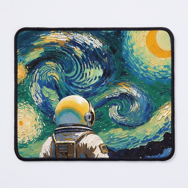 Item preview, Artemis II Astronaut Van Gogh Style T-Shirt - Starry Night Space Exploration Art designed and sold by TialCorner.