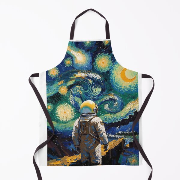 Item preview, Artemis II Astronaut Van Gogh Style T-Shirt - Starry Night Space Exploration Art designed and sold by TialCorner.