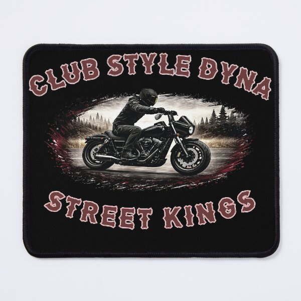Item preview, Club Style Dyna Street Kings Shirt – Performance Harley Motorcycle Tee designed and sold by Freki & Geri.