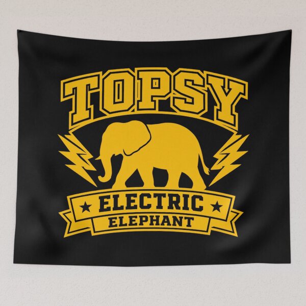 Item preview, Topsy the Electric Elephant designed and sold by pUNKnown.