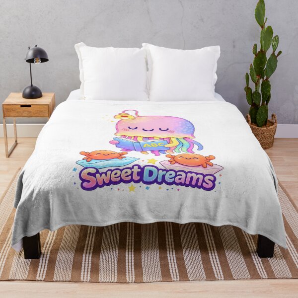 Item preview, Sweet Dreams Jellyfish Reading Book Design designed and sold by SoftSproutstu.