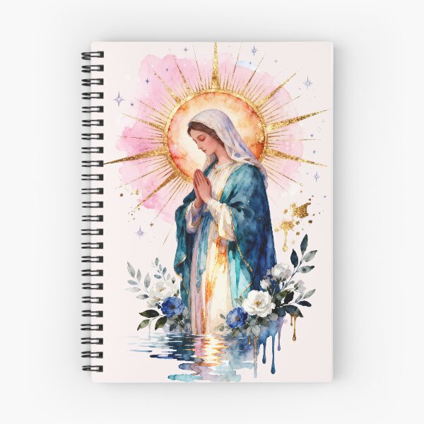 Item preview, Virgin Mary Praying Religious Artwork designed and sold by soulfulpalette.