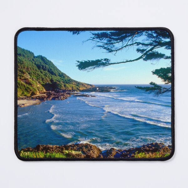 Item preview, Coastal Landscape with Lush Forest designed and sold by jklune.