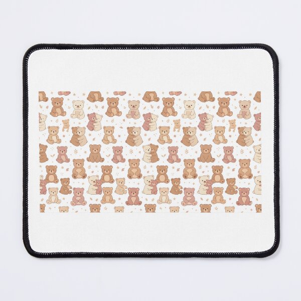 Item preview, Cute Pastel Teddy Bear Seamless Pattern | Cozy Plush Aesthetic designed and sold by DIRTYSKETCHH.