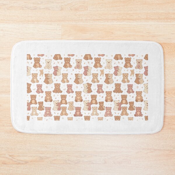 Item preview, Cute Pastel Teddy Bear Seamless Pattern | Cozy Plush Aesthetic designed and sold by DIRTYSKETCHH.