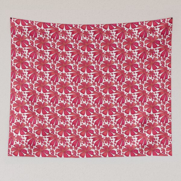 Item preview, Bold Red Flowers Seamless Design | Artistic Botanical Print designed and sold by HopeAndHustle.