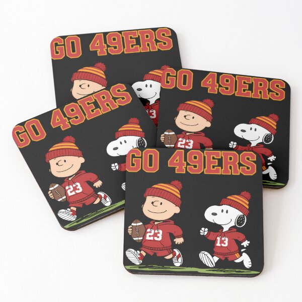 Item preview, Go 49Ers Snoopy And Charlie Brown Football M2044 designed and sold by Belkacem Marouf.