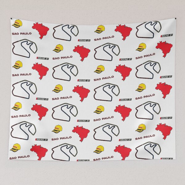 Item preview, F1 Circuit: Sao Paulo Sticker Pack (5 Stickers) designed and sold by rrphilip.