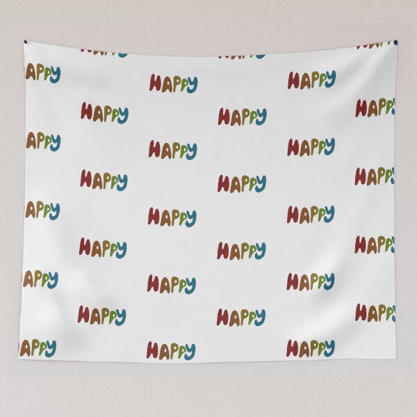Item preview, happy multicolor designed and sold by ShirewolfWorks.