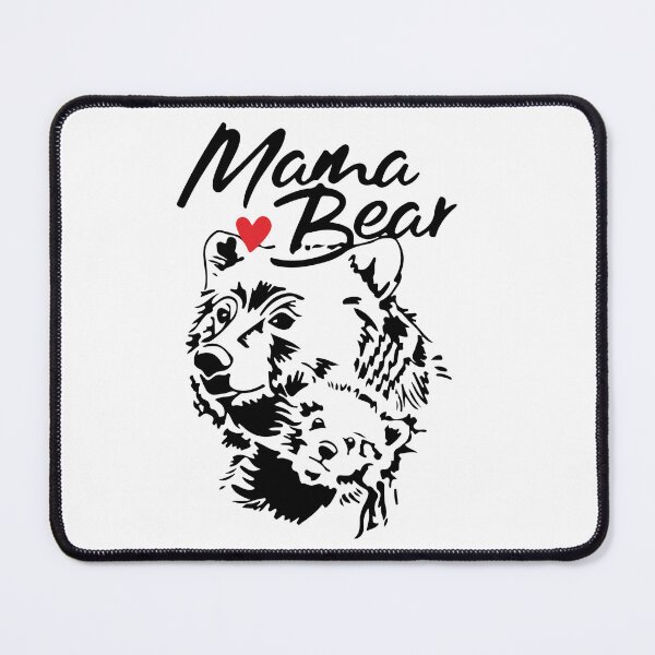 Item preview, Mama Bear Sketch Heart Mom designed and sold by ShopVelona.
