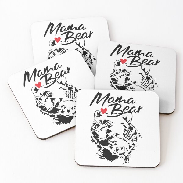 Item preview, Mama Bear Sketch Heart Mom designed and sold by ShopVelona.
