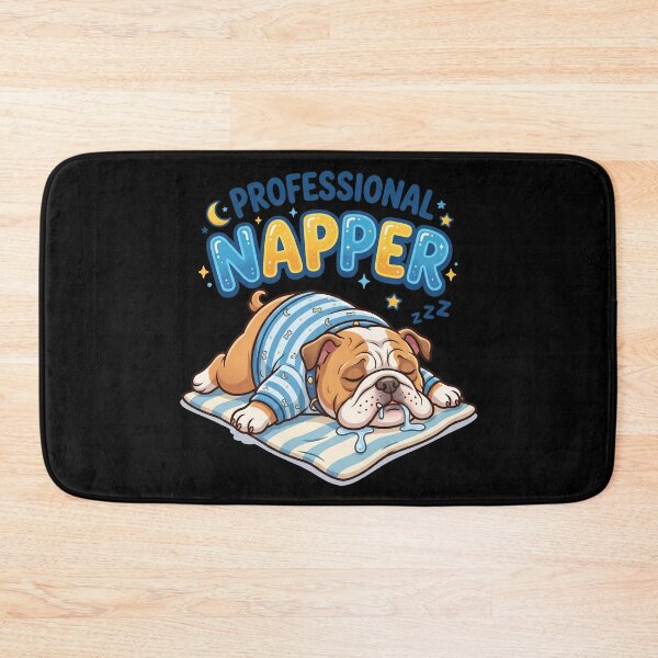 Item preview, Professional Napper Bulldog Lazy Humor Shirt Design designed and sold by Tong4130.