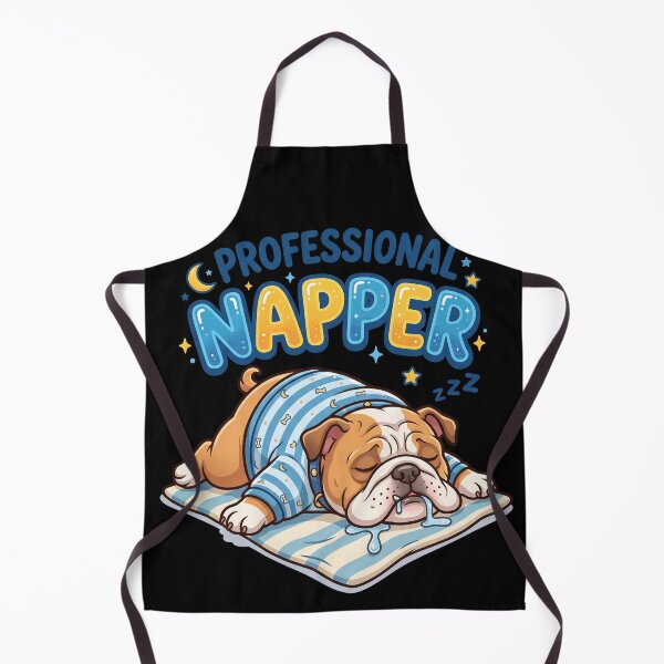 Item preview, Professional Napper Bulldog Lazy Humor Shirt Design designed and sold by Tong4130.