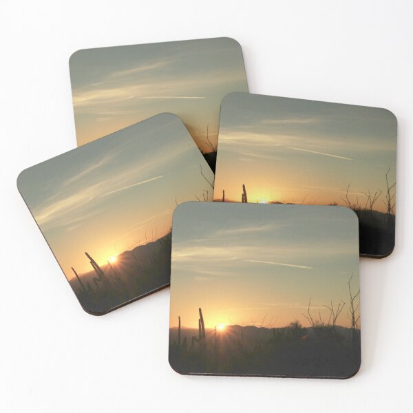 Item preview, Saguaro National Park at Sunset designed and sold by "sensesillusion" - Nature Images Art Prints .