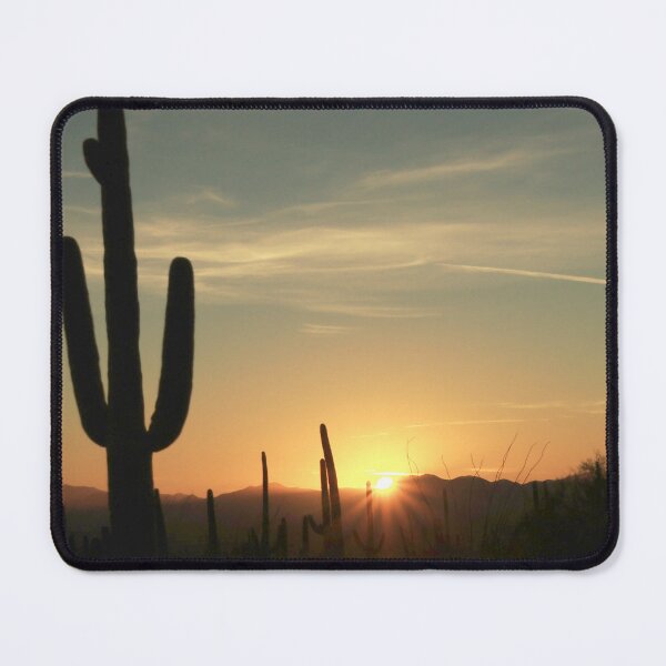 Item preview, Saguaro National Park at Sunset designed and sold by "sensesillusion" - Nature Images Art Prints .