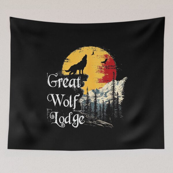 Item preview, Great Wolf Lodge Lovers Outdoor Adventure Enthusiast Howling designed and sold by TomAScott27.