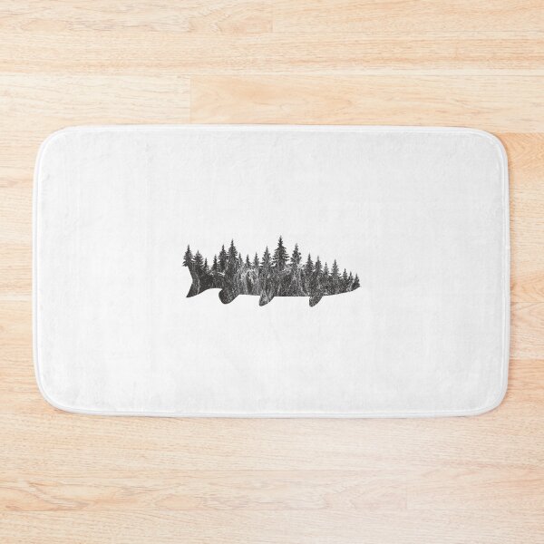 Artikelvorschau, Musky Pine Forest Treeline - Outdoor Fishing Angler entworfen und verkauft von TomAScott27.