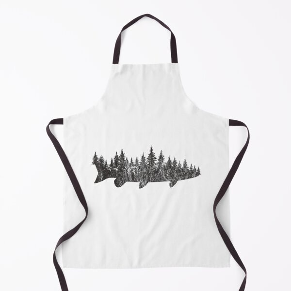 Item preview, Musky Pine Forest Treeline - Outdoor Fishing Angler designed and sold by TomAScott27.