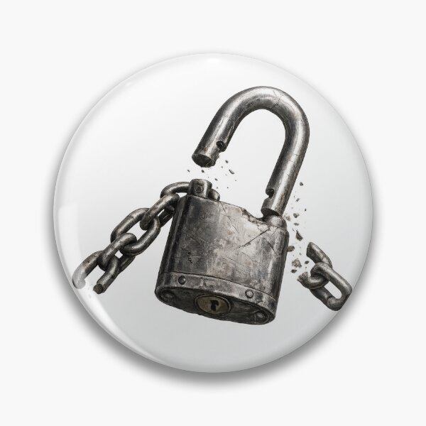 Item preview, Broken Padlock with Snapped Chain designed and sold by jgvisualarts.