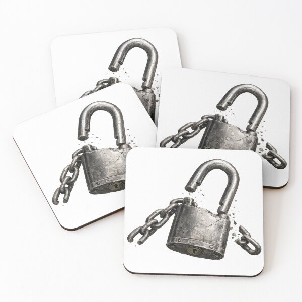 Item preview, Broken Padlock with Snapped Chain designed and sold by jgvisualarts.
