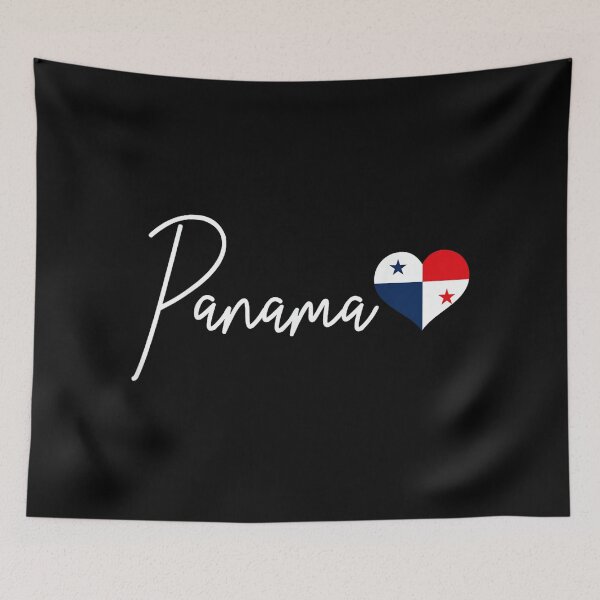 Item preview, Panama Heart Pride Panamanian Flag designed and sold by MollyLYork.