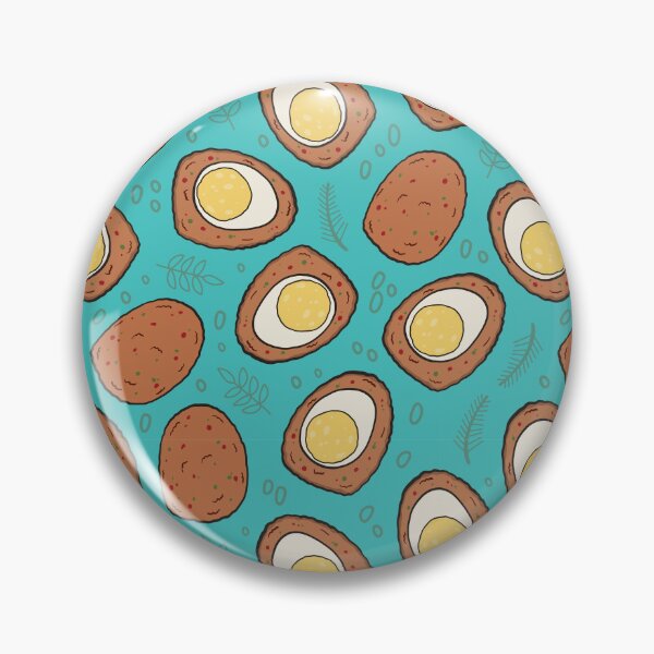 Item preview, Scotch Egg Food art Drawing Pattern designed and sold by MariOyama.