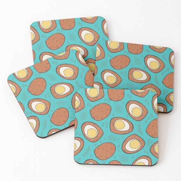 Item preview, Scotch Egg Food art Drawing Pattern designed and sold by MariOyama.