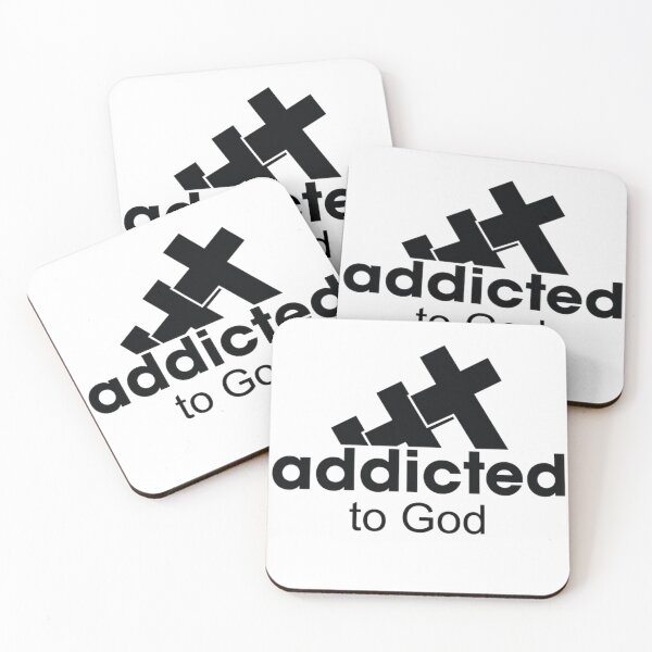 Item preview, Addicted to God Christian T-Shirt Design - Cross Logo Faith Apparel designed and sold by KUMPRADA.