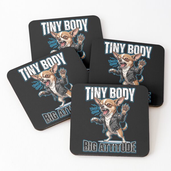 Item preview, Tiny Body Big Attitude Chihuahua Bold Design designed and sold by Tong4130.