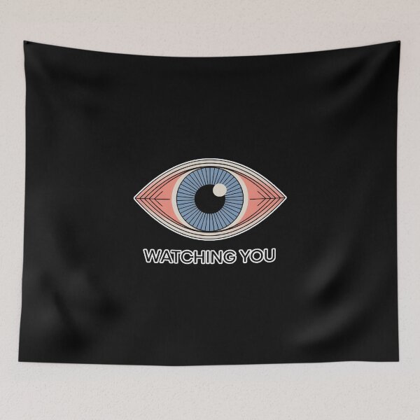 Item preview, Watching You Eye Symbol Protection Energy Minimal Aesthetic Shirt designed and sold by ImaginedSpace7.