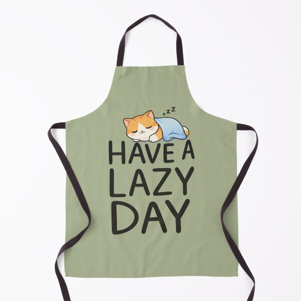 Item preview, Have a Lazy Day – Cute Sleeping Cat Funny Relaxing Meme designed and sold by Mojibebe.