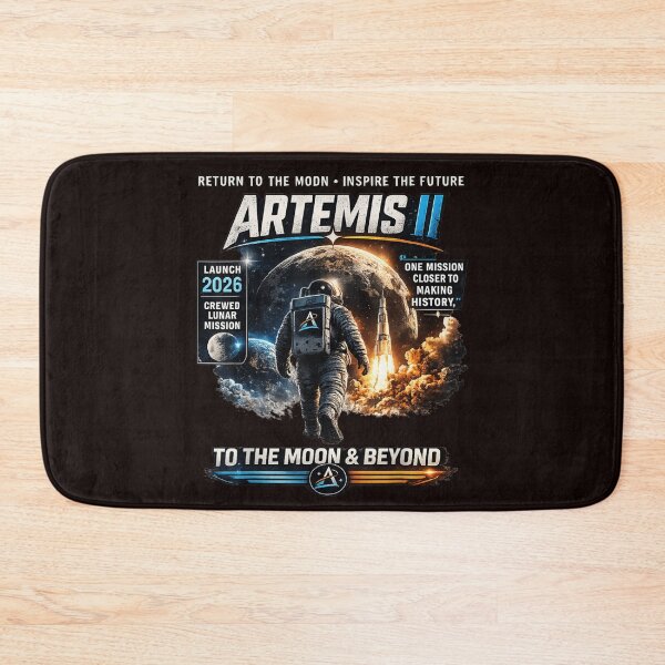 Item preview, Artemis II Crewed Lunar Mission 2026 Space Exploration designed and sold by randomslife.