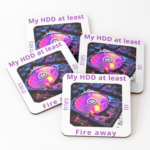 Item preview, HDD, a computer joke, for the geek and computer lover designed and sold by PiperParrot.