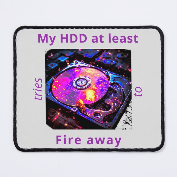 Item preview, HDD, a computer joke, for the geek and computer lover designed and sold by PiperParrot.