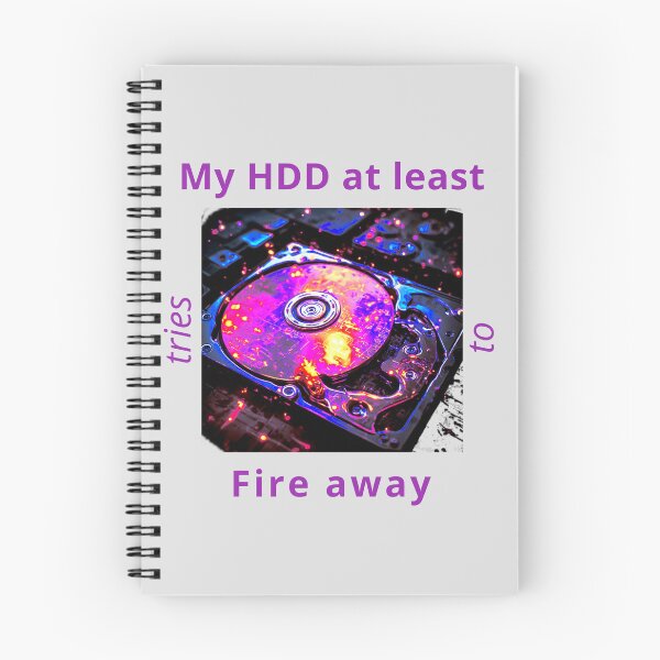 Item preview, HDD, a computer joke, for the geek and computer lover designed and sold by PiperParrot.