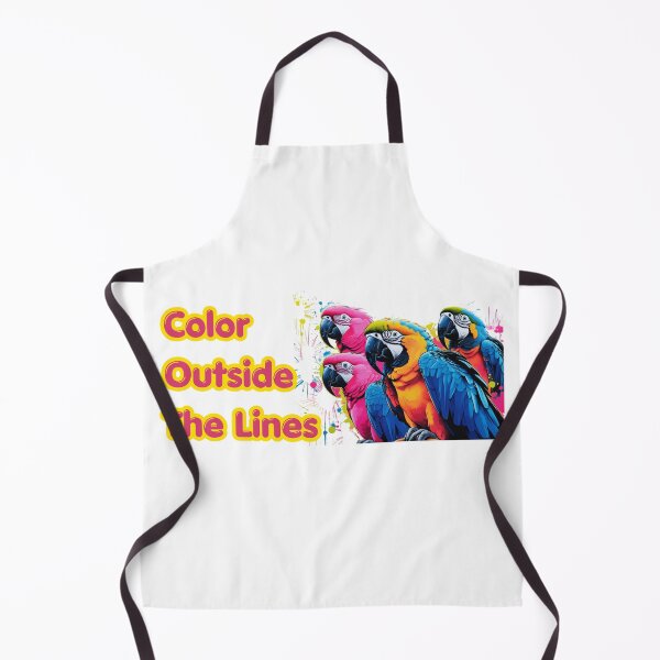 Item preview, Pop Art Exotic Birds Graffiti – Neon Parrot Street Art “Color Outside The Lines” Design designed and sold by Max Store.