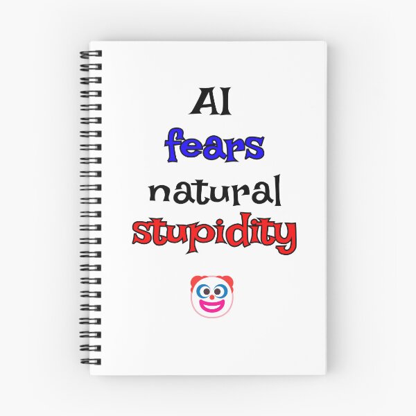 Item preview, AI vs Stupidity designed and sold by The WordCatcher Street.