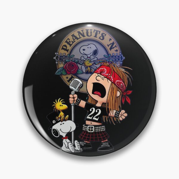 Item preview, Peanuts N' Roses - Rock Vocalist Mashup designed and sold by shopmamabite.