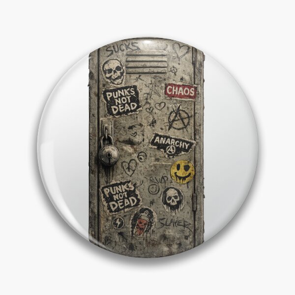 Item preview, Graffiti-Covered Punk Door with Padlock designed and sold by jgvisualarts.