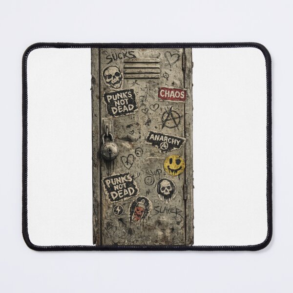 Item preview, Graffiti-Covered Punk Door with Padlock designed and sold by jgvisualarts.