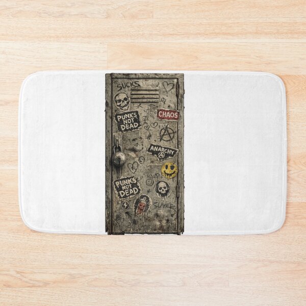 Item preview, Graffiti-Covered Punk Door with Padlock designed and sold by jgvisualarts.