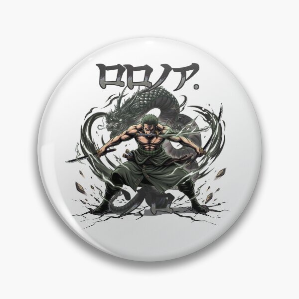 Item preview, Deadly Anime Swordsman Pose – Three Sword Warrior designed and sold by BiakiaPrints.