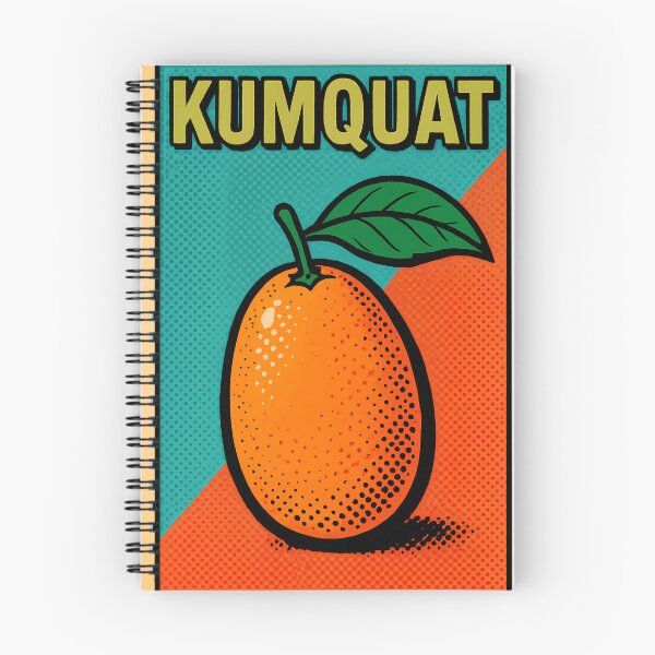 Item preview, Retro Pop Art Kumquat | Vibrant Citrus Fruit Illustration | Bold Exotic Mini Orange Aesthetic Design designed and sold by PaintedPixels01.